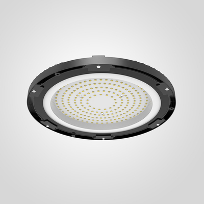 4-10m Pulveras eletrostáticas revestidas com ângulo de feixe de 120° Luz de baía alta LED com protetor de policarbonato