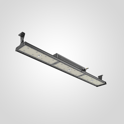 RAL 9017 ETL/DLC Luminária Liniar de Padel Negro com SMD5050 LED Tipo 80W-300W