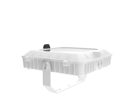 120-277V 50/60Hz Voltagem de Entrada Luz de Canopy LED com e resistência ao impacto IK 07 em cor branca