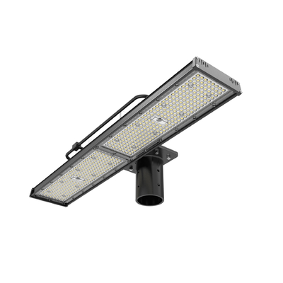 Alta CRI 80 Opcional Lâmpada LED linear para montar em poste RAL 9017 Preto