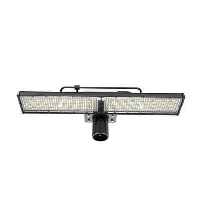 120-277V Voltagem de entrada Lâmpada LED linear de baía alta com revestimento preto RAL 9017